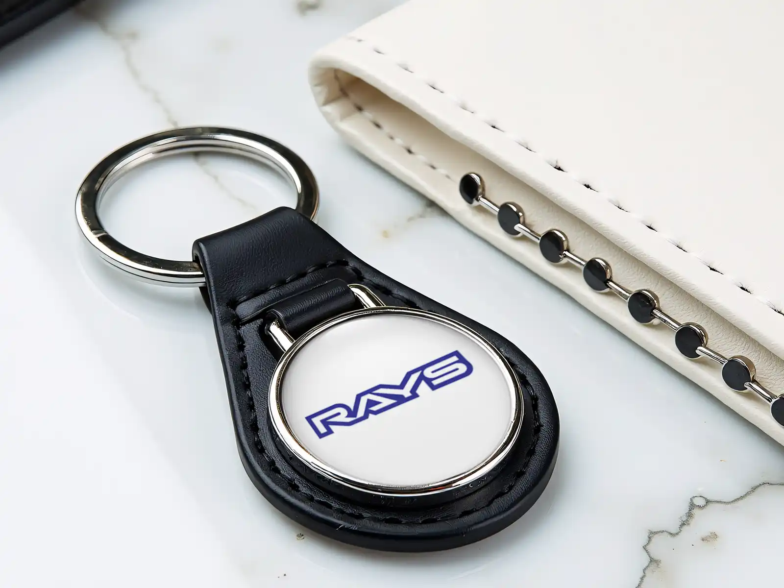 Rays Porta Chiavi Designer In Pelle Qualità Alta X Premium